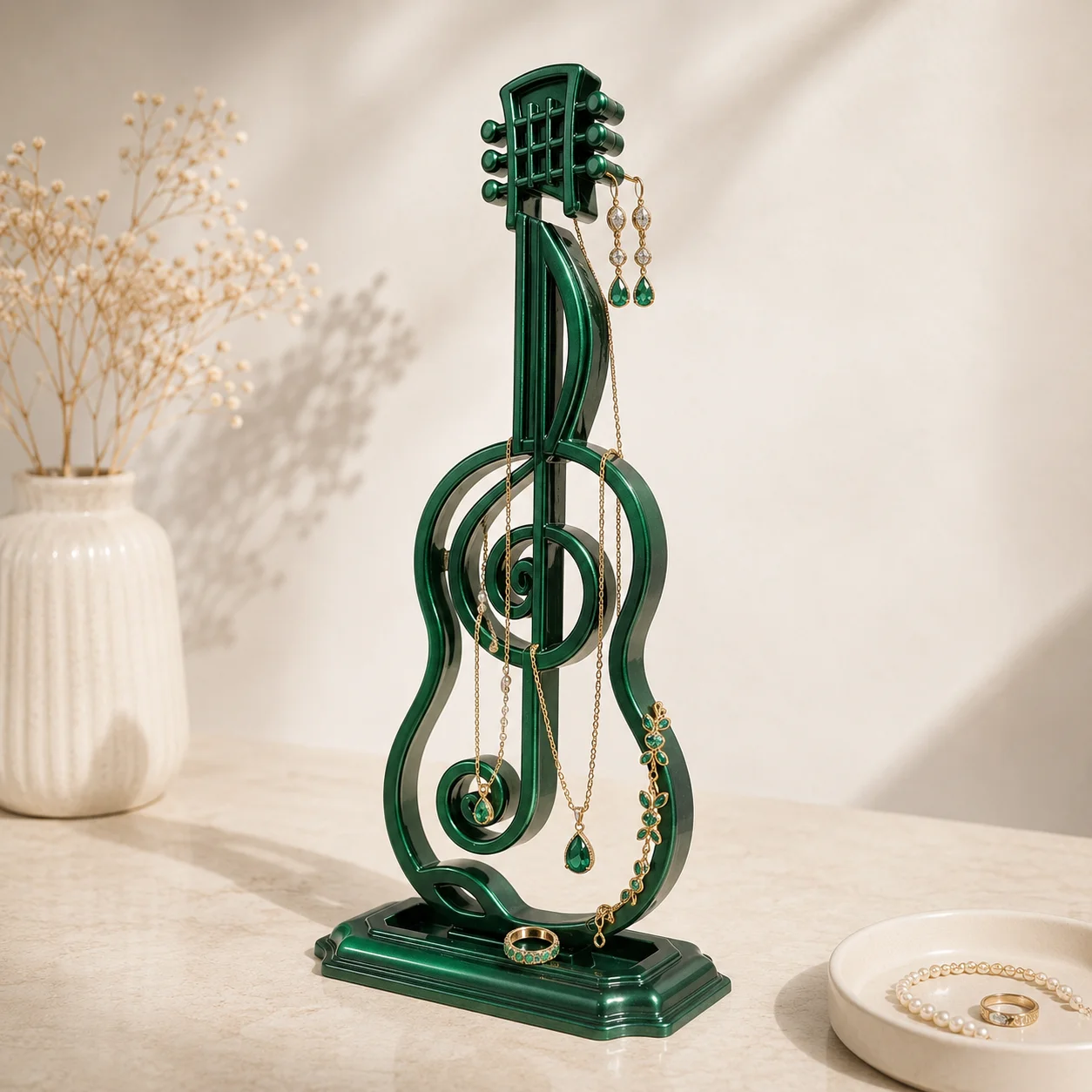 Yeşil Gitar Takı Askısı